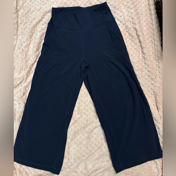 lululemon athletica Pants - Lululemon Athletica Navy Wide Leg Pants